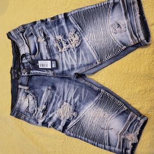 SUPPLY & DEMAND MENS DENIMN SHORTS